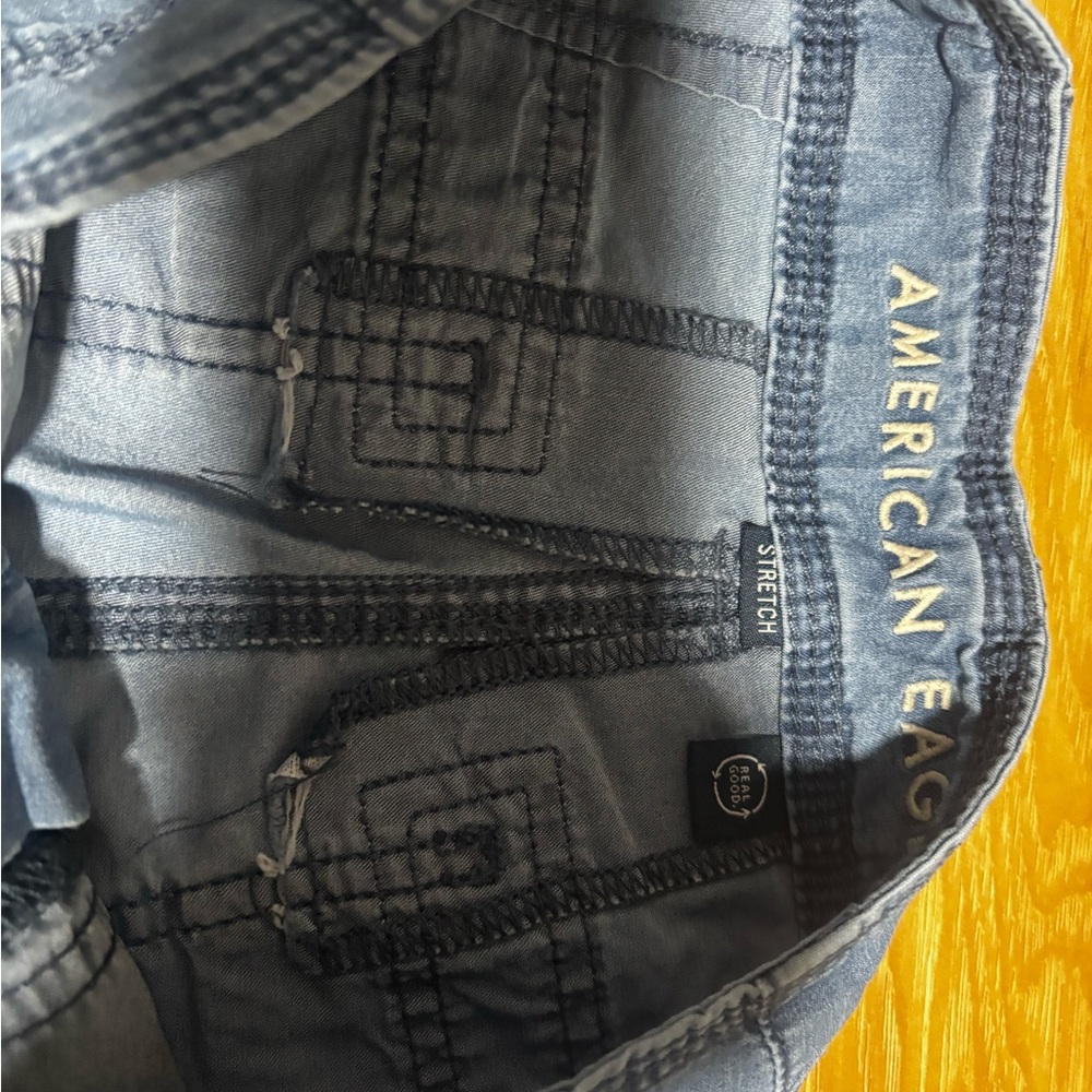 American Eagle Outfitters Womens Baggy Jogger Cargo Pants - Picture 2 of 5